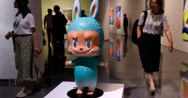 Human-Sized Labubu Doll Fetches $150,000 at Auction