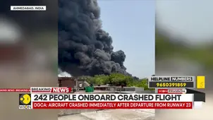 BREAKING | Ahmedabad Plane Crashes into Ahmedabad's BJ Medical College Hostel | WION