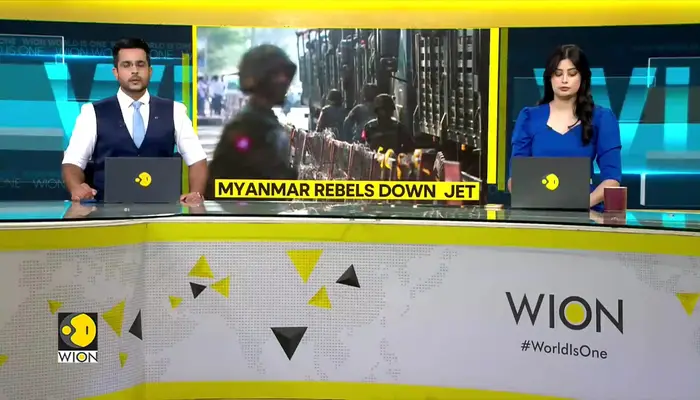  Myanmar Rebels Claim Rare Win Against Junta | Rebels: Downed Junta Jet In Sagaing Region 