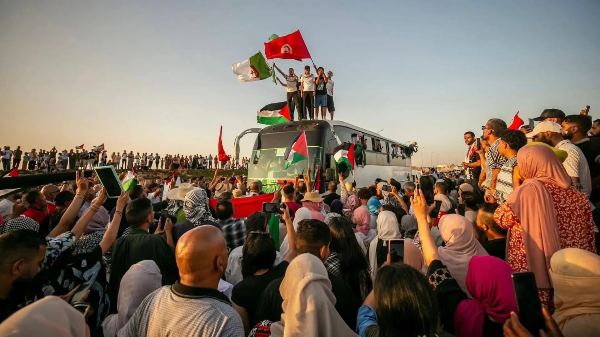 Israel stopped 12, thousands more are approaching Gaza