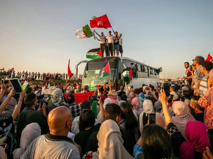 Israel stopped 12, thousands more are approaching Gaza