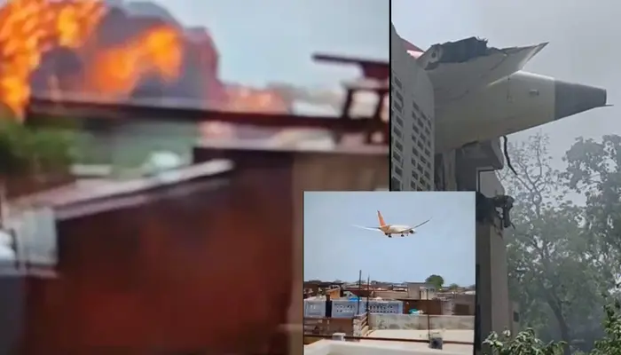  Ahmedabad plane crash | Moment when Air India flight crashed in Gujarat 