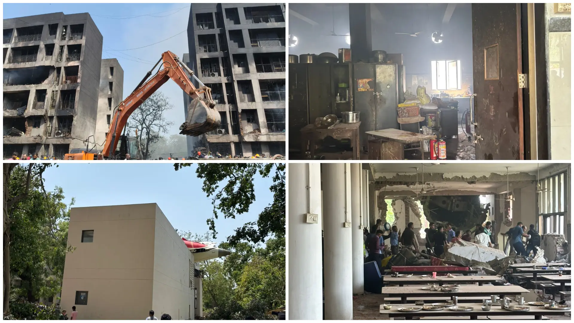 Lunch hour horror: Air India plane crashed on doctors' hostel. Medical college mess was hit, 'things look bad' on ground