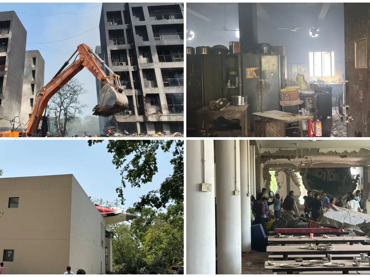 Lunch hour horror: Air India plane crashed on doctors' hostel. Medical college mess was hit, 'things look bad' on ground Lunch hour horror: Air India plane crashed on doctors' hostel. Medical college mess was hit, 'things look bad' on ground