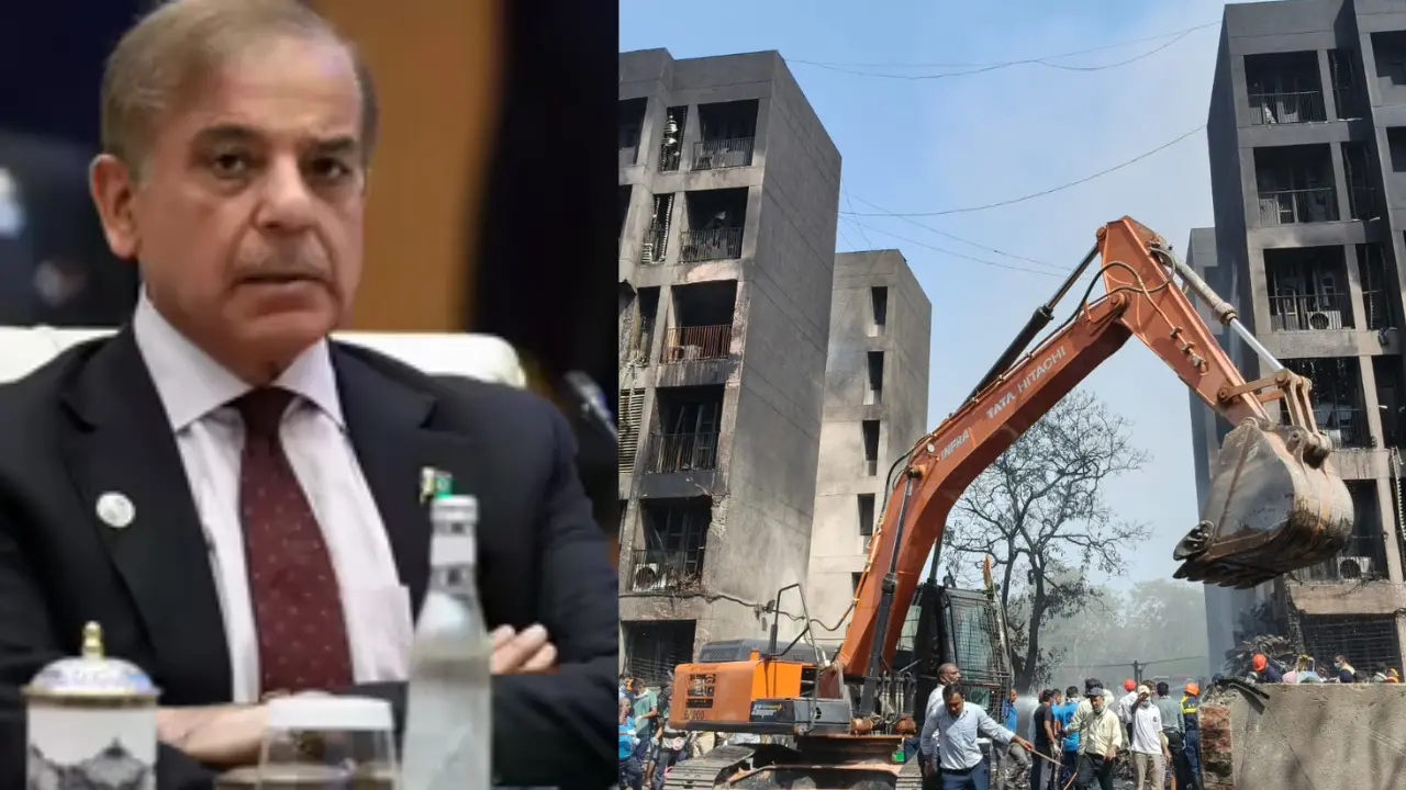 Ahmedabad plane crash: Pakistan's Prime Minister Shehbaz Sharif says, 'Saddened by the tragic crash of Air India flight near Ahmedabad today'