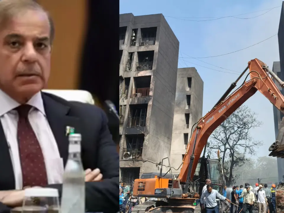Ahmedabad plane crash: Pakistan's Prime Minister Shehbaz Sharif says, 'Saddened by the tragic crash of Air India flight near Ahmedabad today' Ahmedabad plane crash: Pakistan's Prime Minister Shehbaz Sharif says, 'Saddened by the tragic crash of Air India flight near Ahmedabad today'