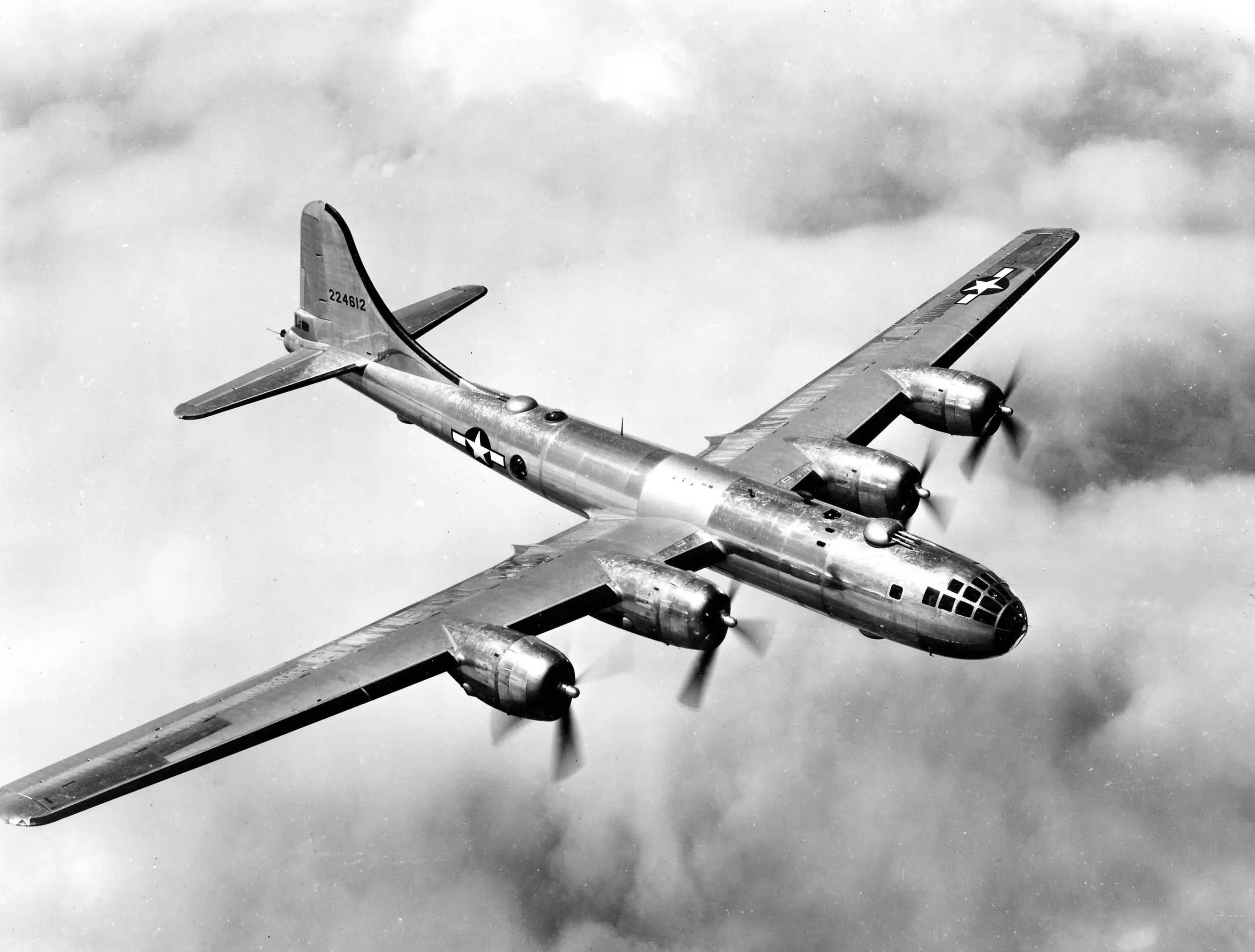Boeing B-29 Superfortress (converted test aircraft) - Passengers/Crew: 12