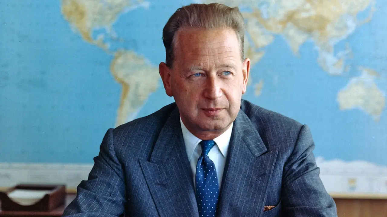 UN Secretary-General Dag Hammarskjöld died in a plane crash