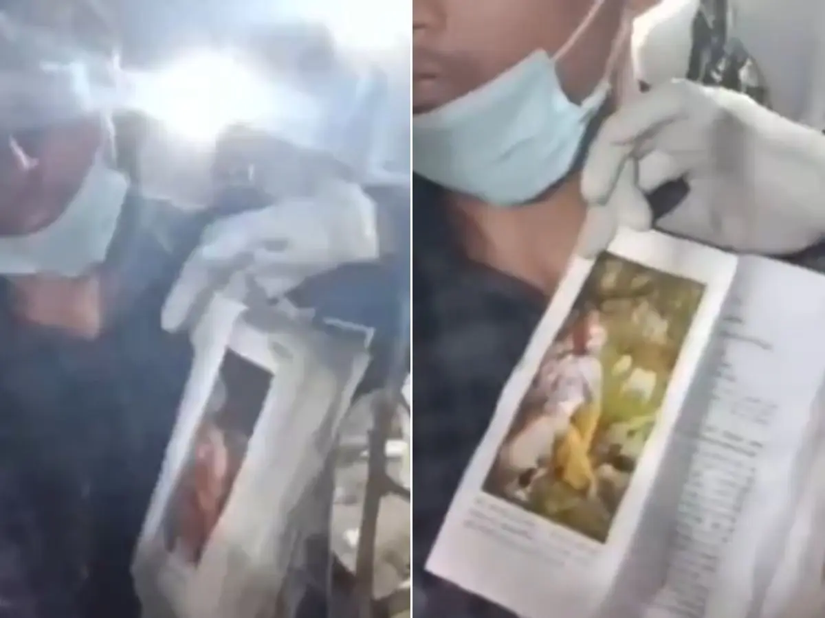 Ahmedabad plane crash: Unburned copy of Bhagavad Gita found in wreckage of Air India AI-171 Ahmedabad plane crash: Unburned copy of Bhagavad Gita found in wreckage of Air India AI-171