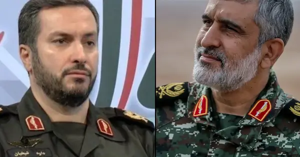 Iran's drone mastermind and IRGC Air Force head Amir Ali Hajizadeh ...