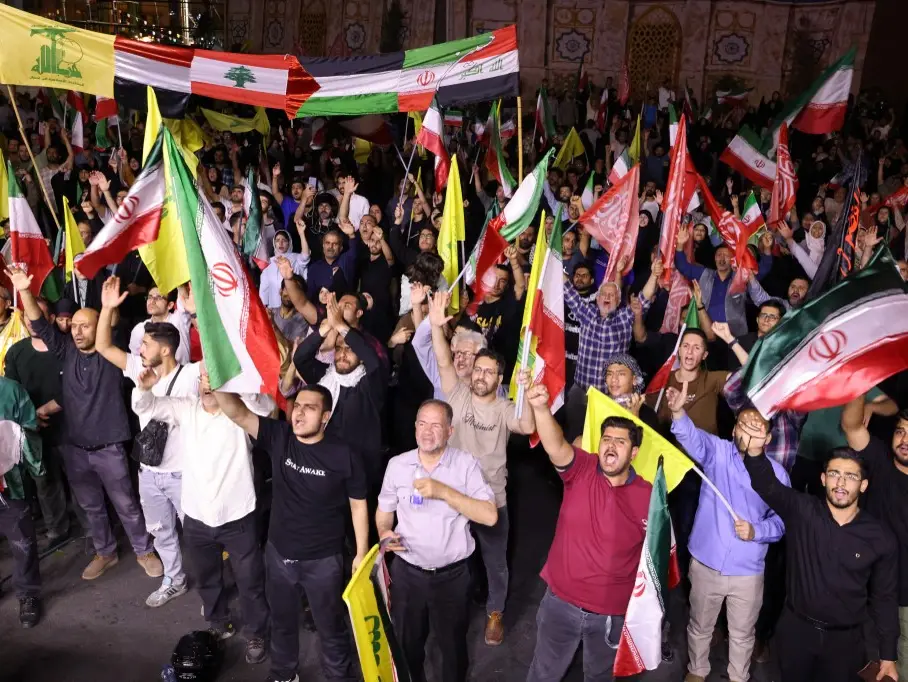 In pics | Iranians celebrate retaliatory strikes on Israel
