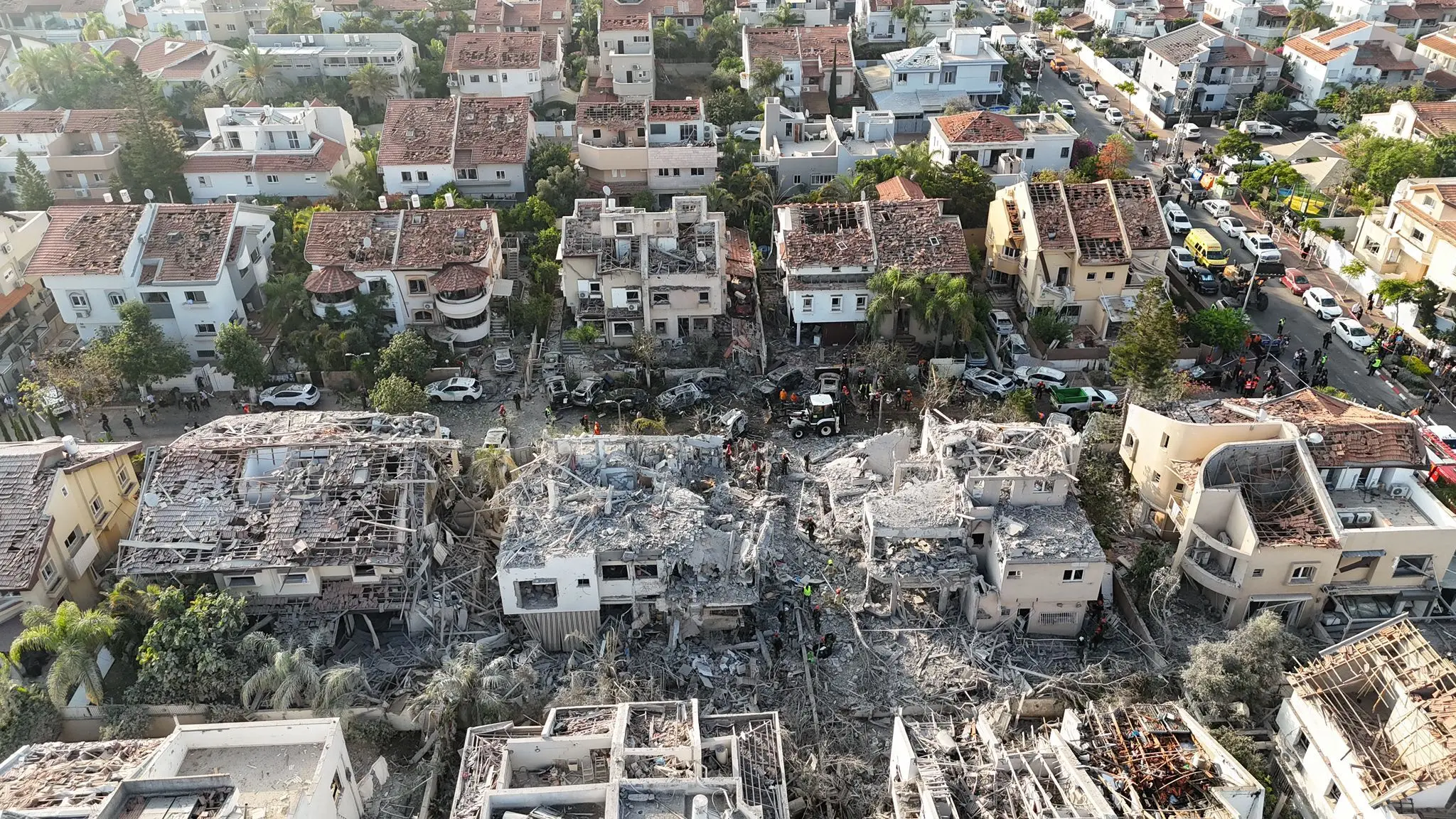 Three killed in Iran's retaliatory strikes