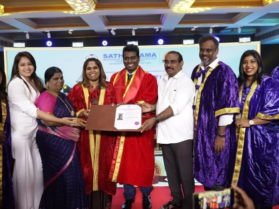 Jawan director Atlee's 'surreal moment' as he receives honorary doctorate from Sathyabama University