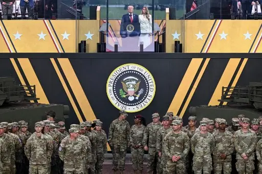 'Our souls are filled with gratitude': President Trump pays homage