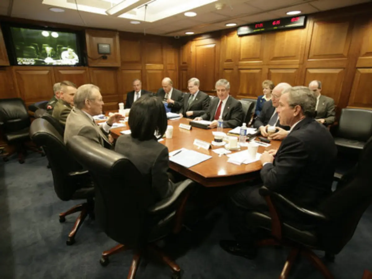 George W. Bush in situation room