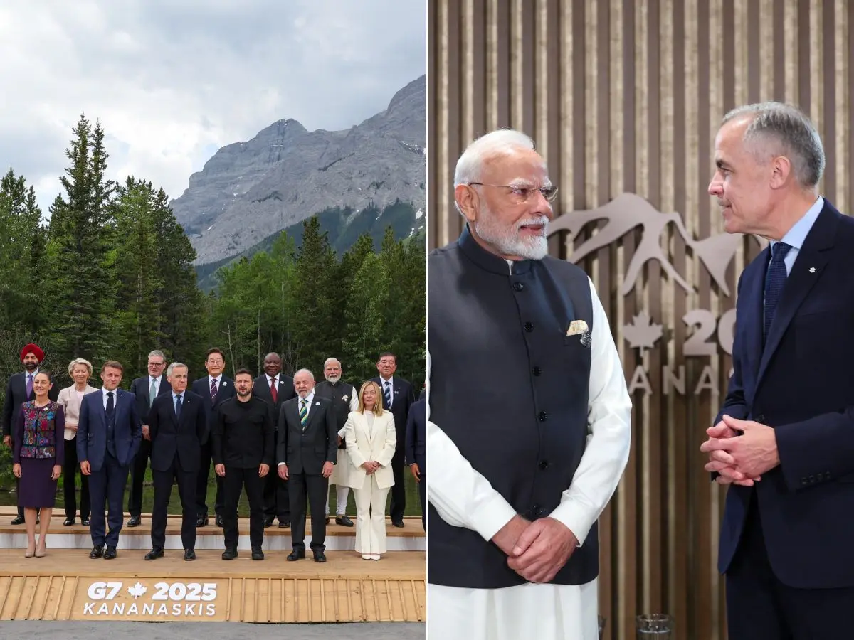  ‘Together for global progress!’ PM Modi meets world leaders at G7 in Canada 