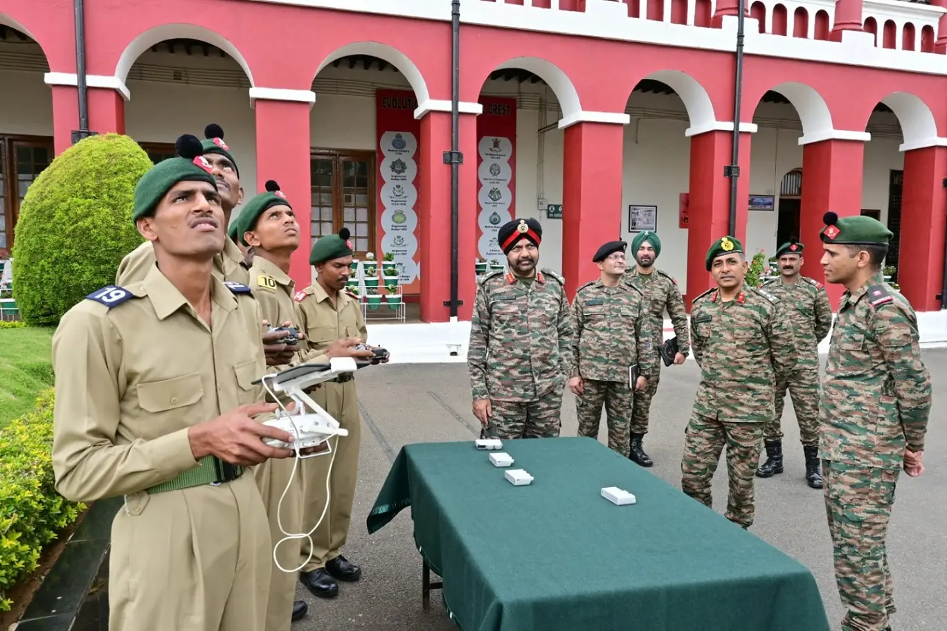 Indian Army establishes drone training facility at Madras Regimental Centre