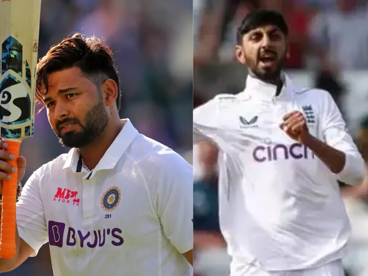 Rishabh Pant vs Shoaib Bashir