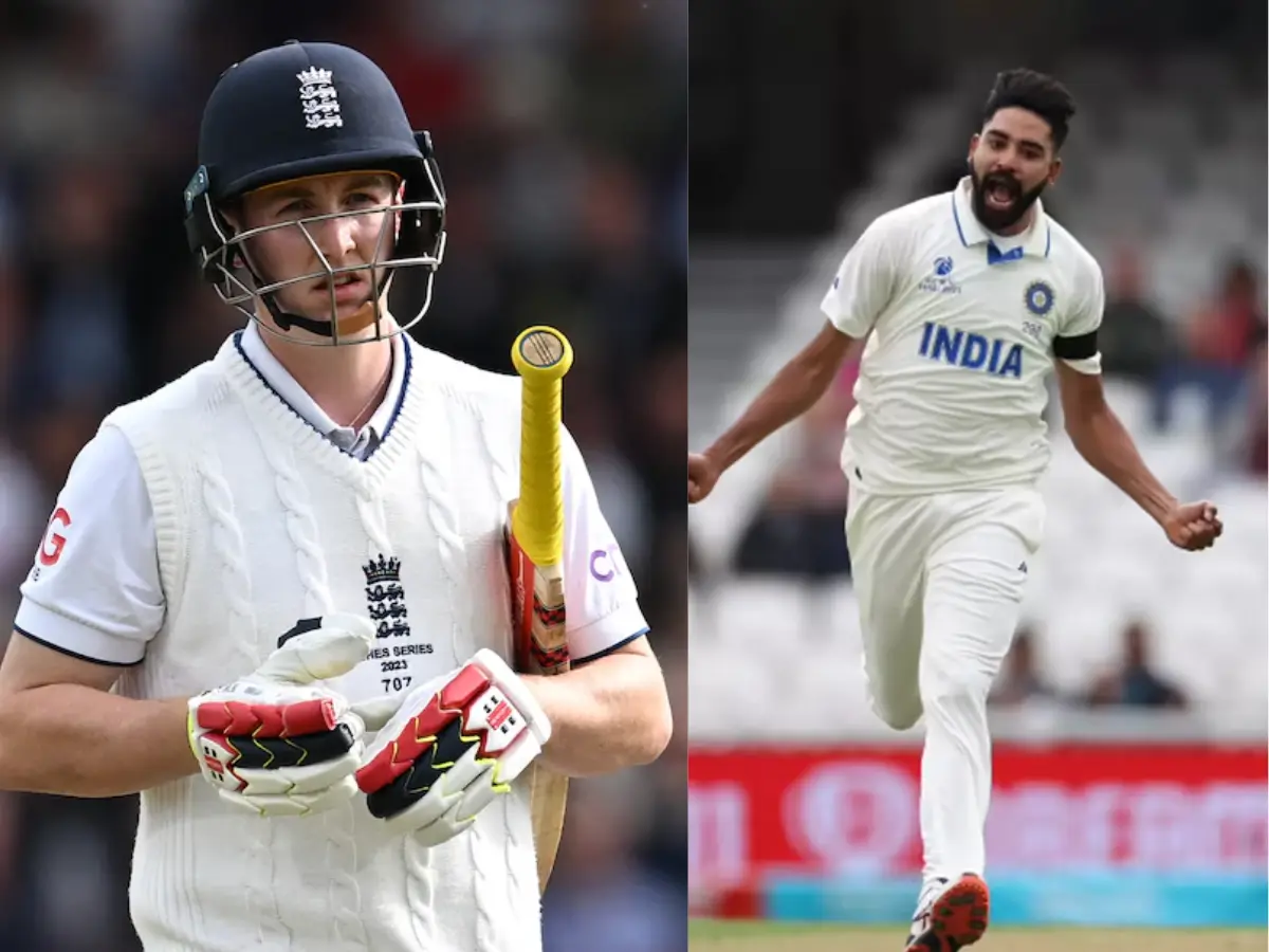 Harry Brook vs Mohammed Siraj