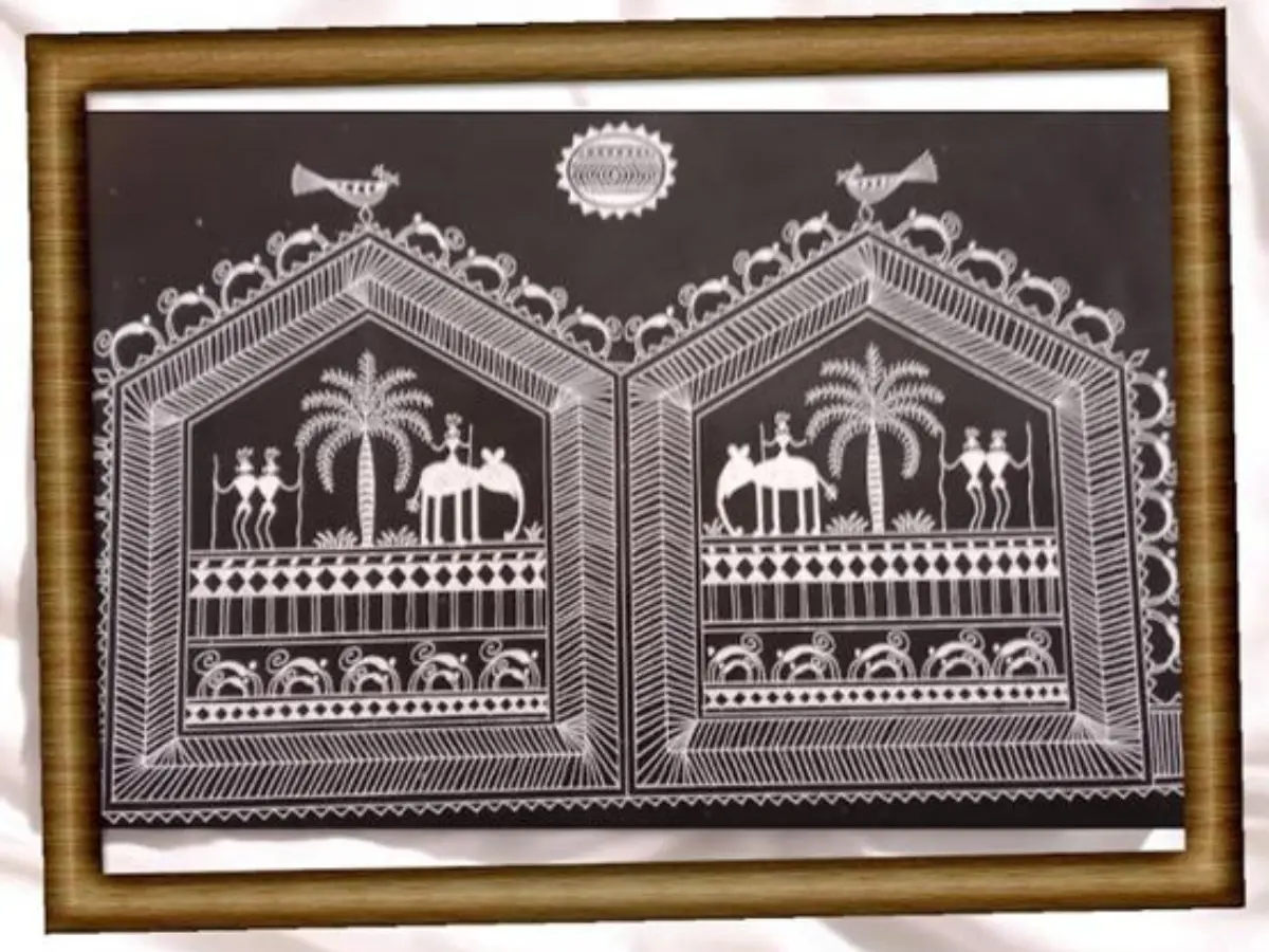 Warli painting from Maharashtra