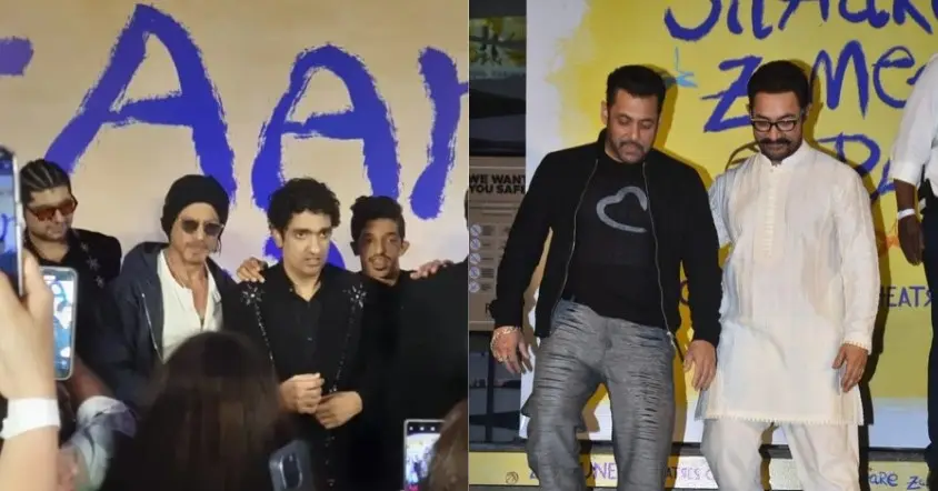 Three Khans! Salman Khan and Shah Rukh Khan attend Aamir Khan's Sitaare Zameen Par screening