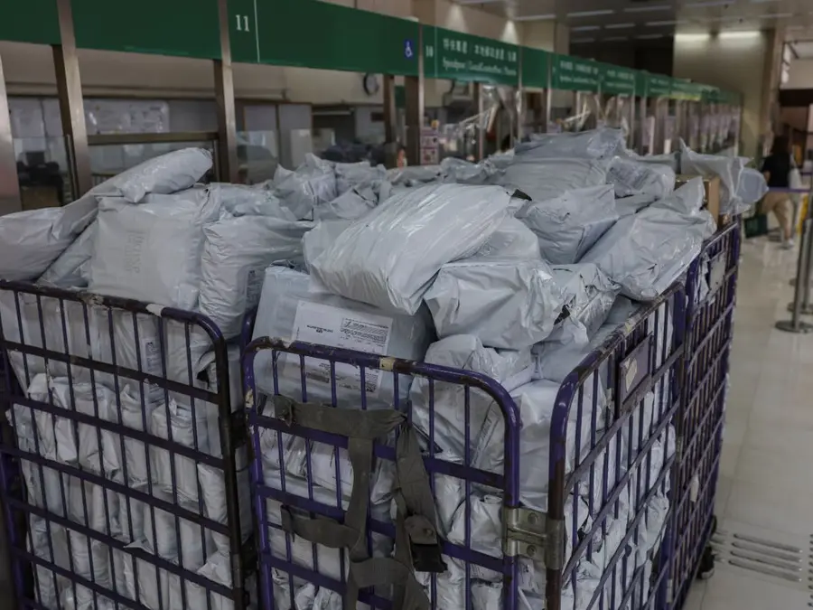 US tariff hike slashes China’s small parcel exports by 40% in May