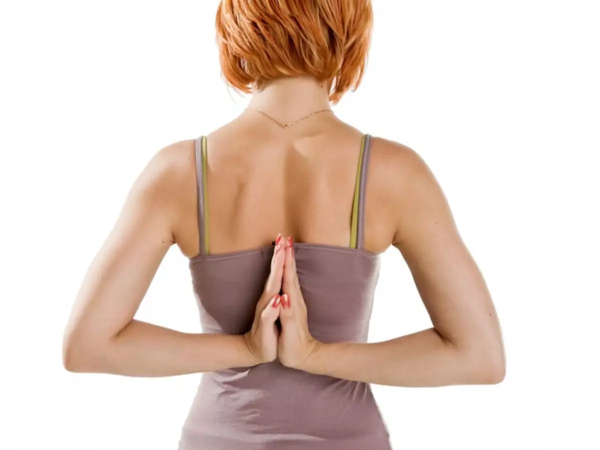 Reverse Prayer Pose