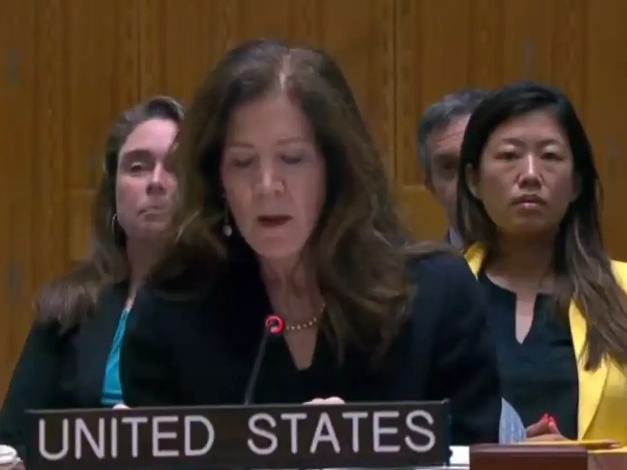 Oops! US envoy accidentally blames Israel for ‘chaos and terror’ at UN- WATCH Oops! US envoy accidentally blames Israel for ‘chaos and terror’ at UN- WATCH