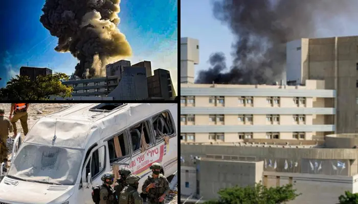 Ambulance shattered, surgical ward shut: Images show extent of damage INSIDE Israel’s Soroka hospital after Iran's strike 