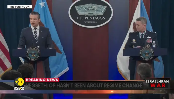  Israel-Iran war: Pete Hegseth holds briefing in pentagon says Iran's nuclear ambitions obliterated 