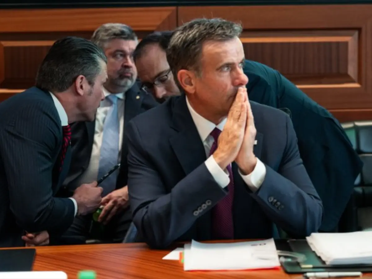 John Ratcliffe in the Situation Room meeting