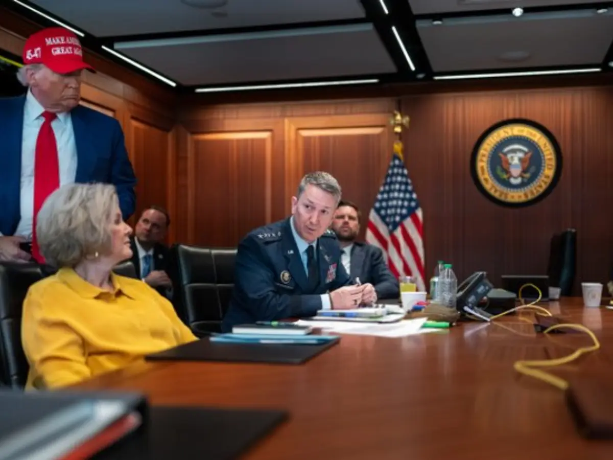 Trump officials meeting