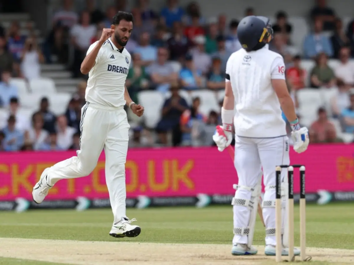 IND vs ENG, 1st Test: Prasidh Krishna strikes early on Day 3 as England centurion Ollie Pope departs - Watch IND vs ENG, 1st Test: Prasidh Krishna strikes early on Day 3 as England centurion Ollie Pope departs - Watch