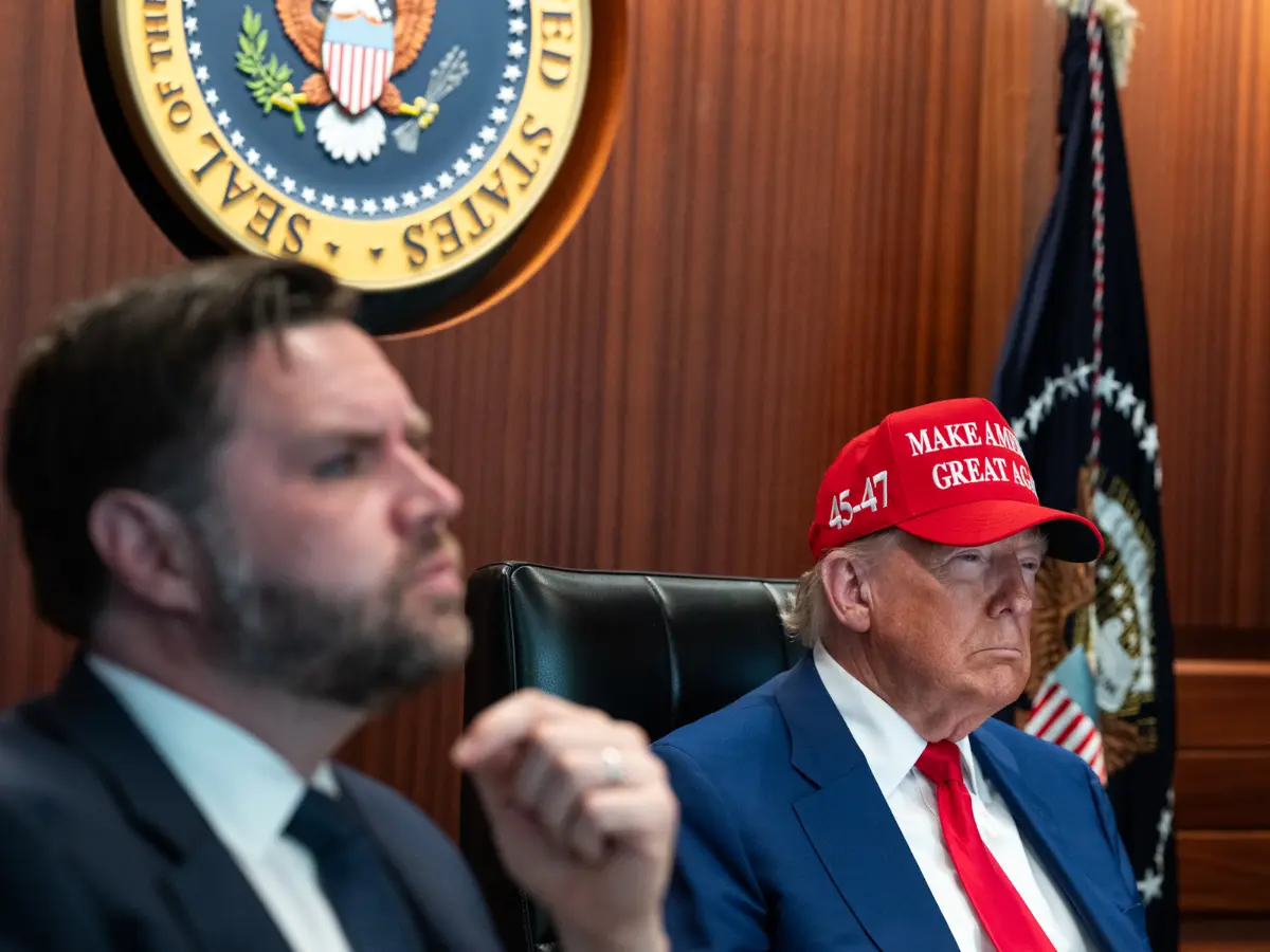 Donald Trump in situation room as US strikes Iran