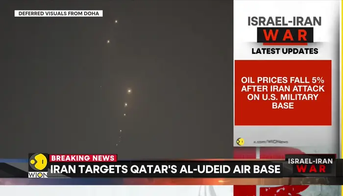 Iran retaliates with missile strike on Qatar’s Al-Udeid air base amid US tensions 