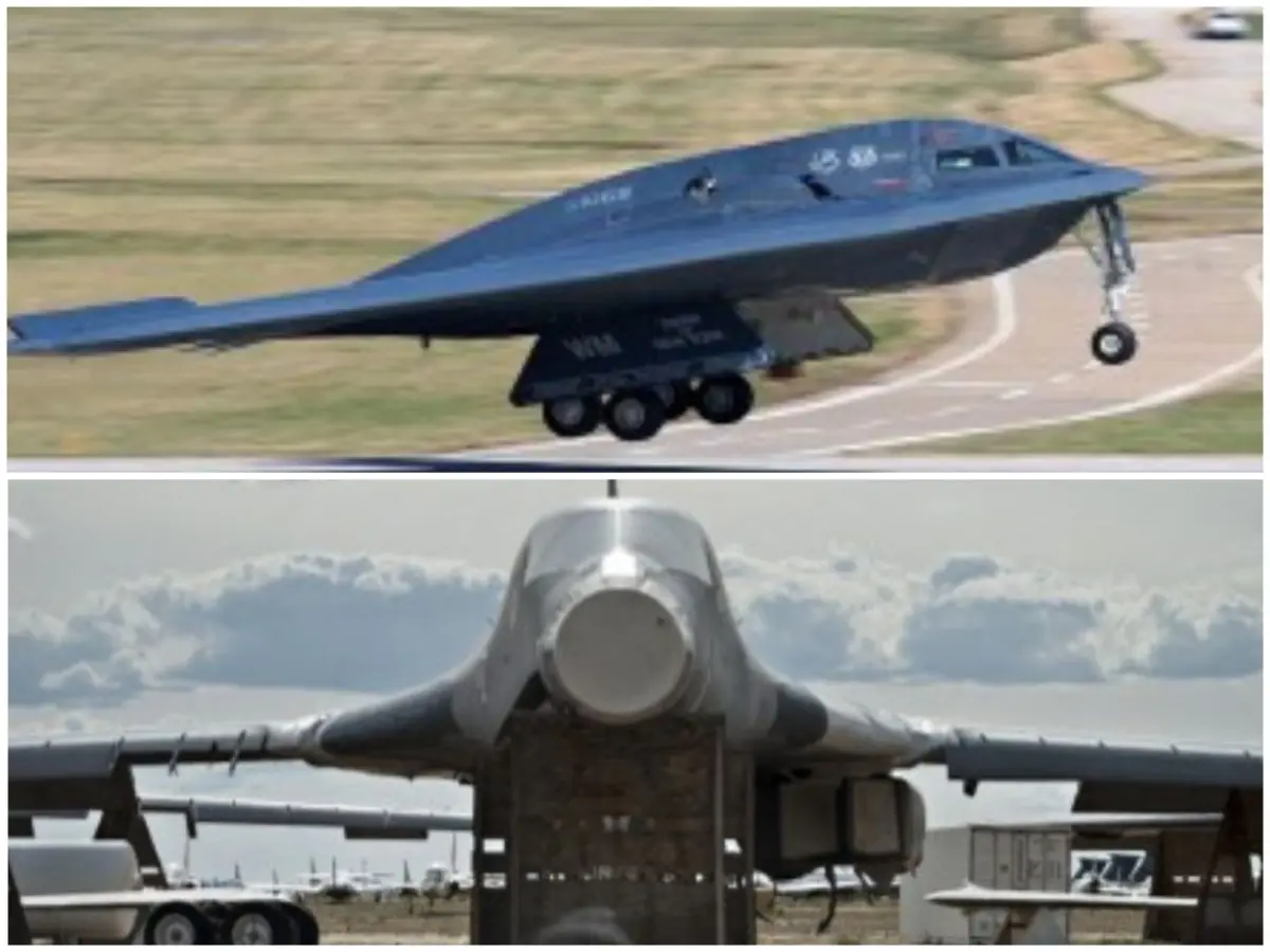 B-1 Lancer vs B-2 Spirit