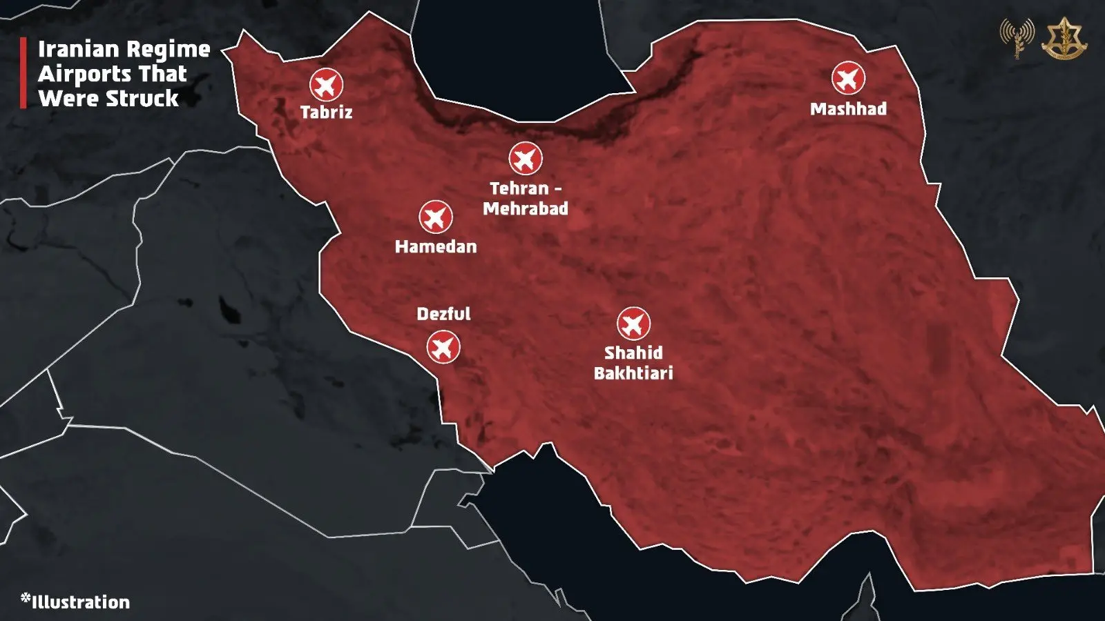 WATCH-Israel attacks Iran airfields, destroys F-14 jet, missile storage sites