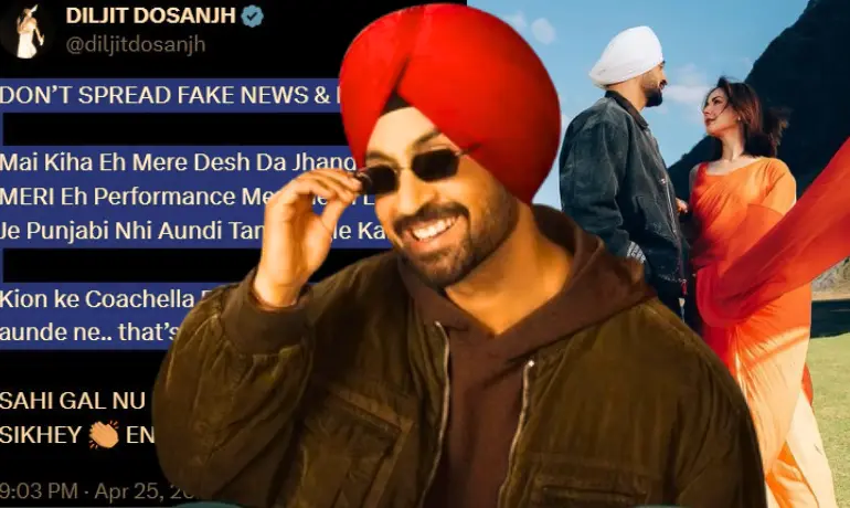 Diljit Dosanjh's controversies: From misspelling Punjab to casting Pakistani actress Hania Aamir