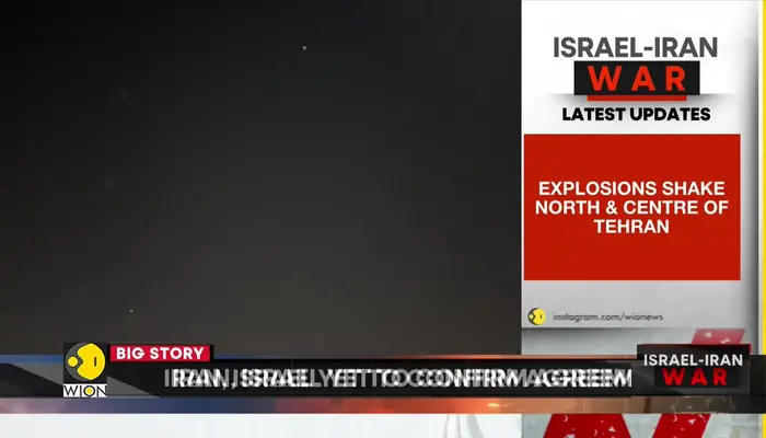  Explosions rock Tehran hours before ceasefire takes effect 