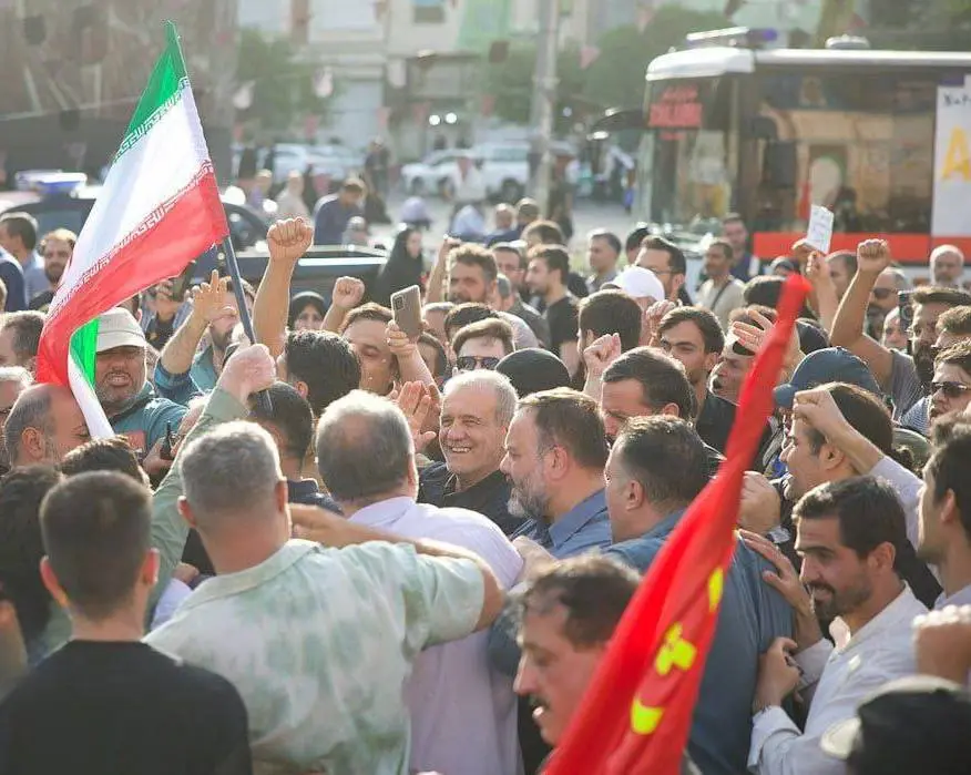 'We will show the world...': Iranian President Pezeshkian joins protests