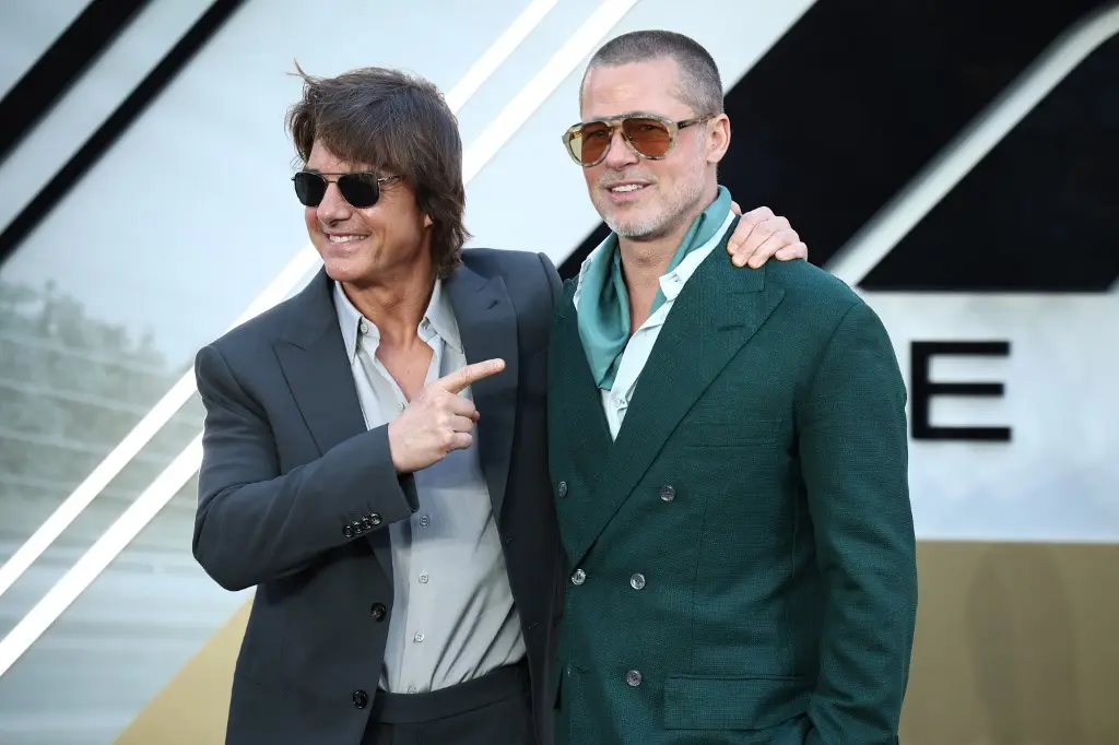 This is not a drill! Tom Cruise comes to cheer pal Brad Pitt’s at F1: The Movie’s London premiere