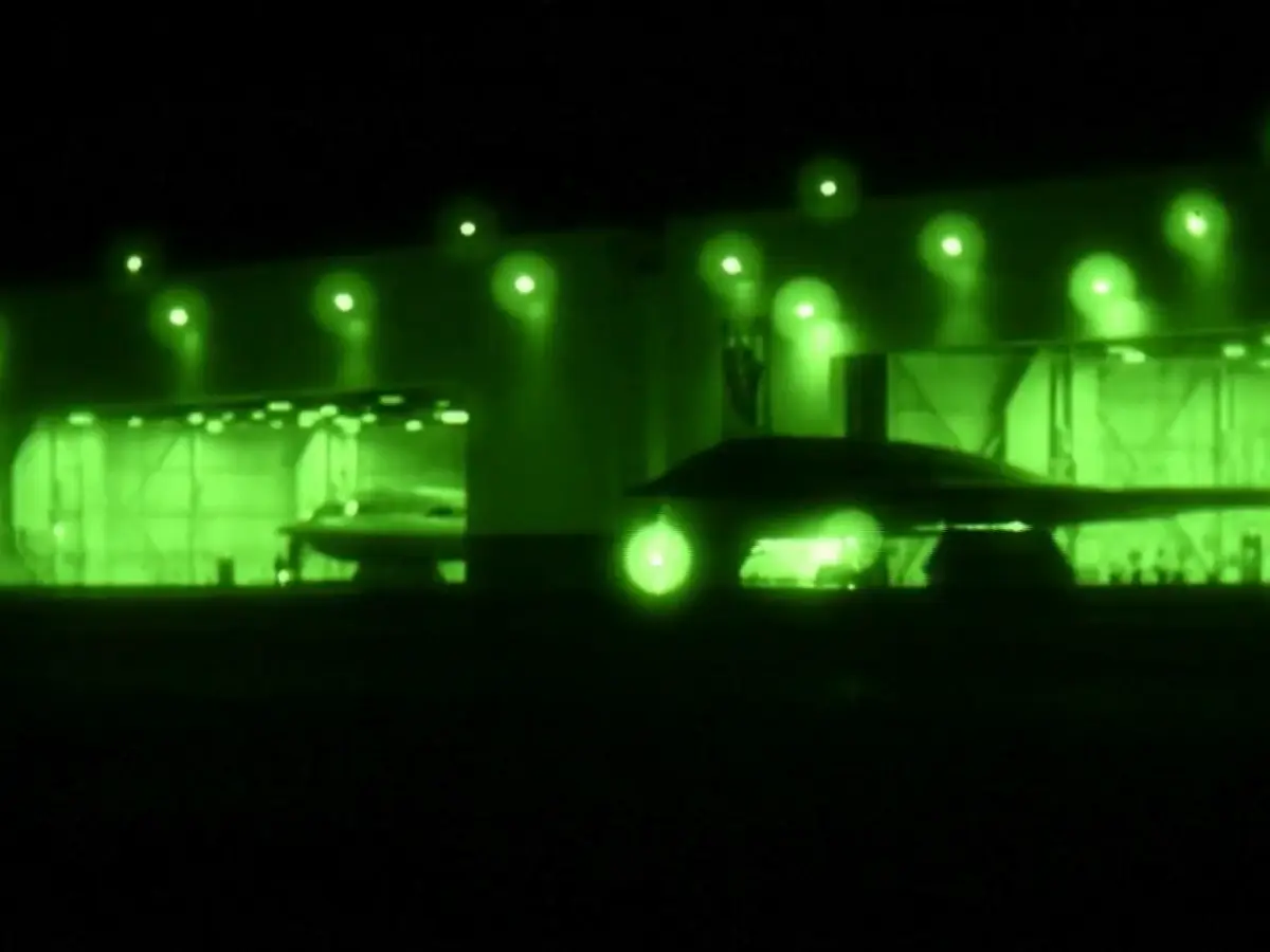 Each aircraft carried a crew of two and was armed with the GBU-57 Massive Ordnance Penetrator (MOP), a 30,000-pound bunk