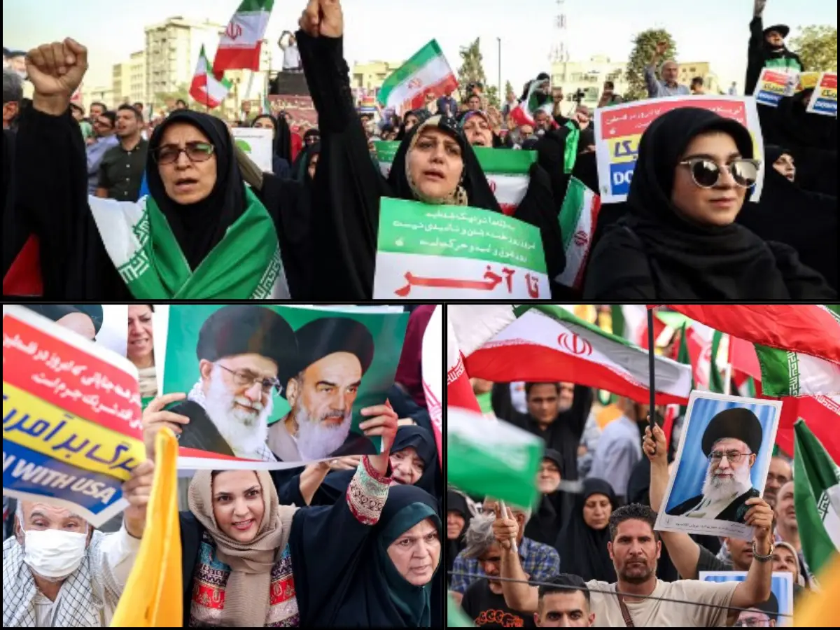 Calm and celebrations in Tehran