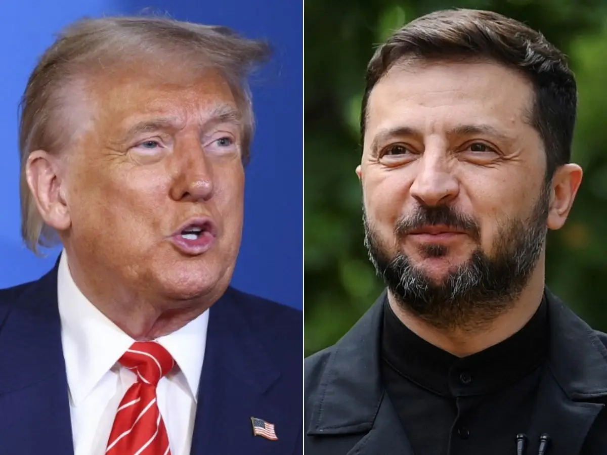 ‘Putin is difficult’: Trump says after ‘very nice’ meeting with Zelensky at NATO summit