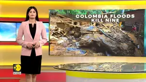 Landslide triggered flood disaster in Colombia