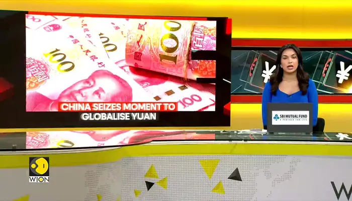 China pushes yuan as dollar faces strain