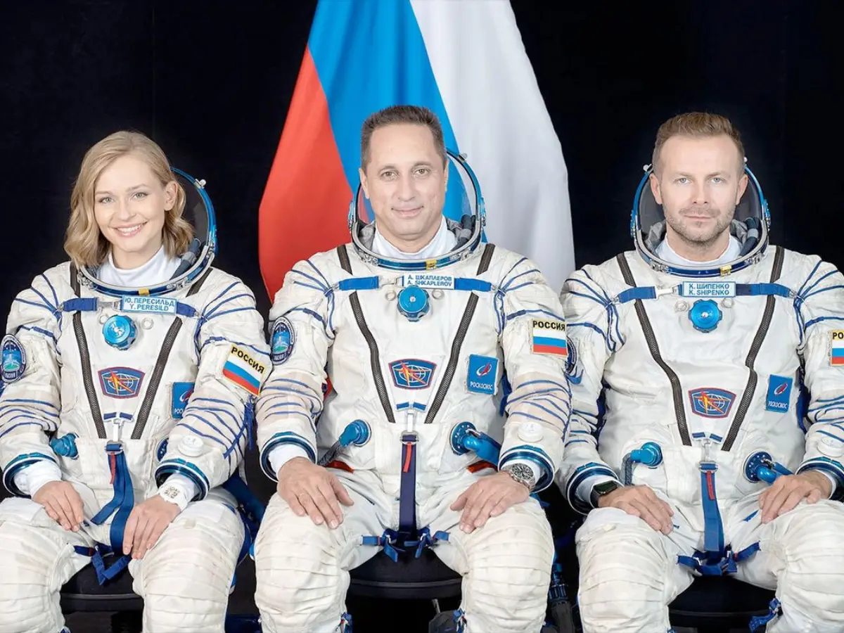 When a Russian Actress, Director flew to the space station and made a movie...