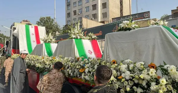 Iran Holds Funeral for Commanders, Scientists Killed in Conflict