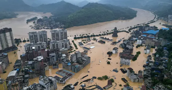 Guizhou Province Floods Force Mass Evacuations in China
