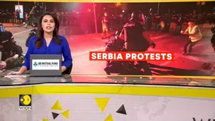 Mass protest in Serbia after student arrest, demonstrators set up blockades across Belgrade